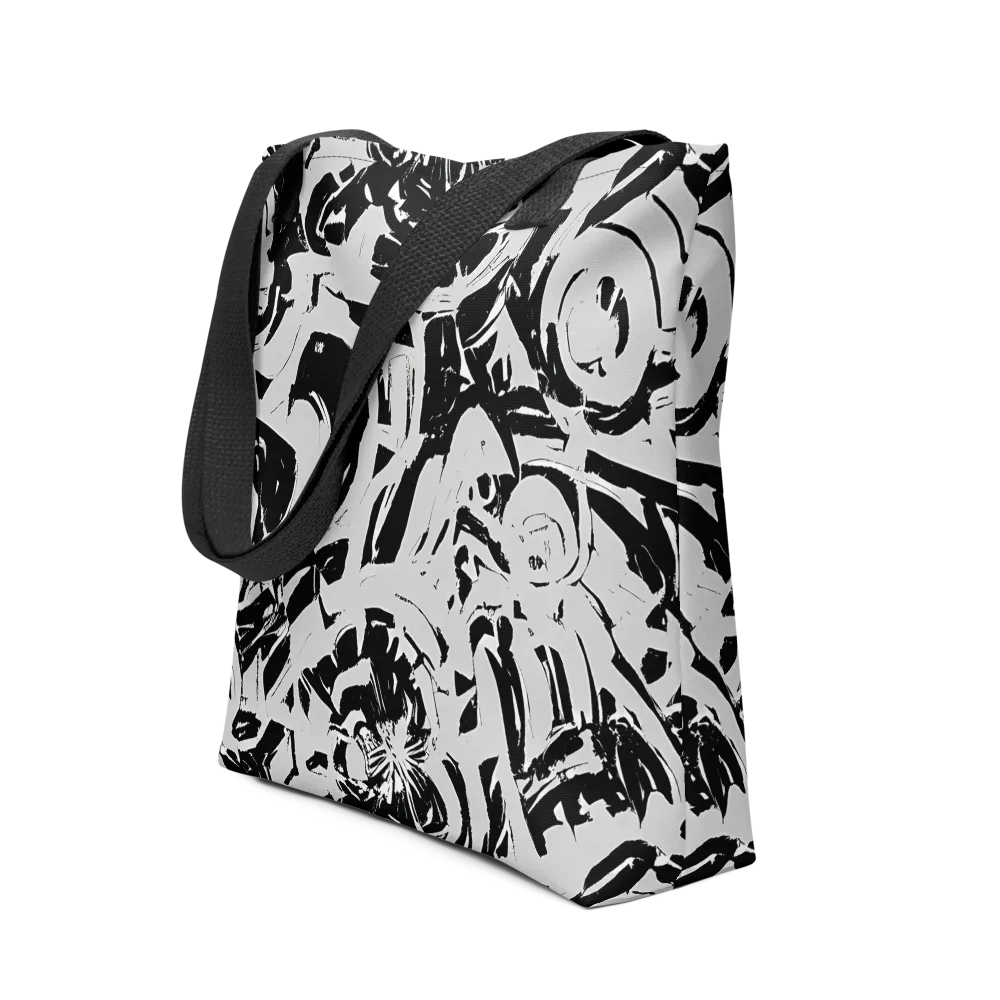 Inkstorm Bloom on Tote Bag — Front
