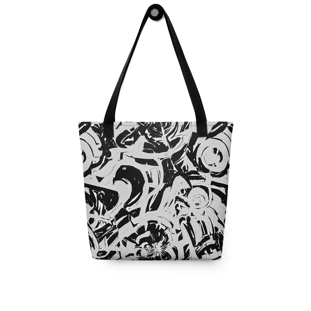 Inkstorm Bloom on Tote Bag — Front
