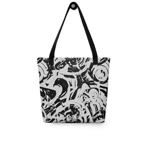 Inkstorm Bloom on a Tote Bag