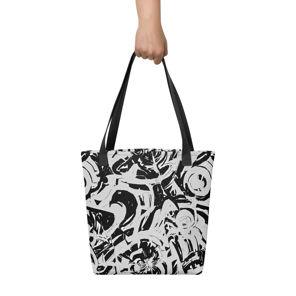 Inkstorm Bloom on Tote Bag — Front