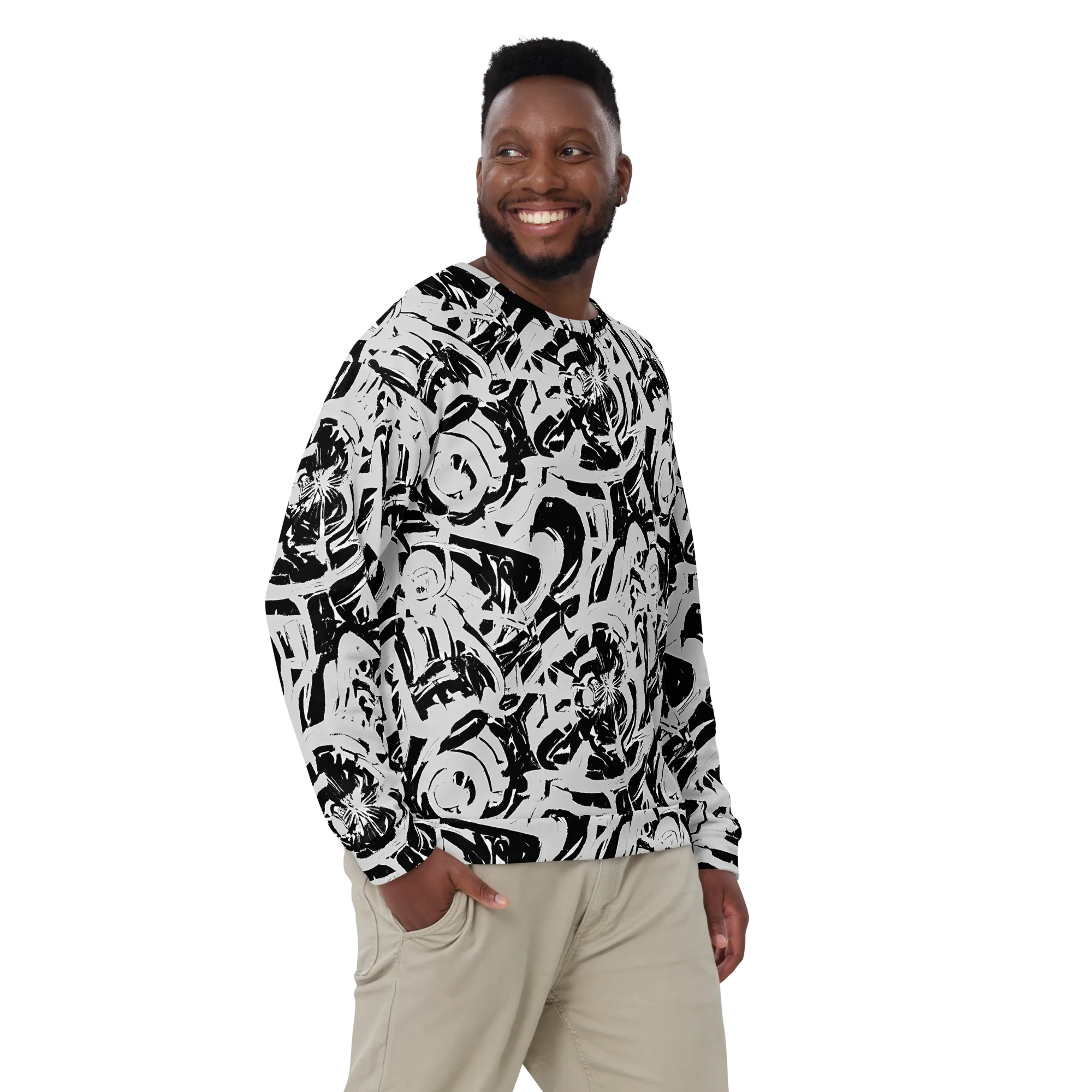 Inkstorm Bloom on Sweatshirt — Front