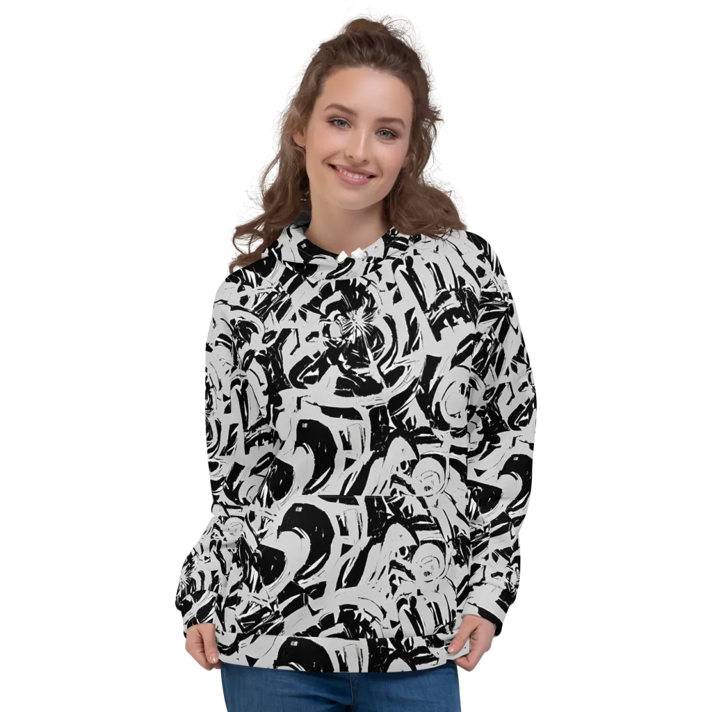 Inkstorm Bloom on Hoodie — Front