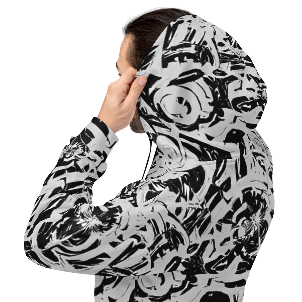 Inkstorm Bloom on Hoodie — Back