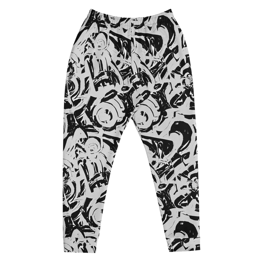 Inkstorm Bloom on Men's Joggers — Front