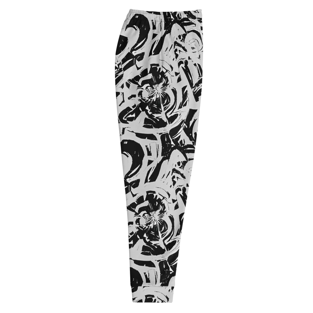 Inkstorm Bloom on Men's Joggers — Right