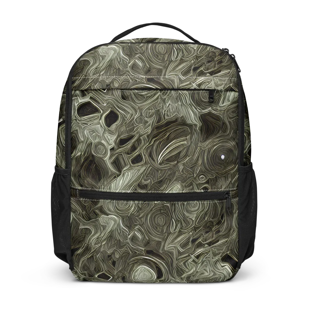 Olive Vortex on Utility Backpack — Front