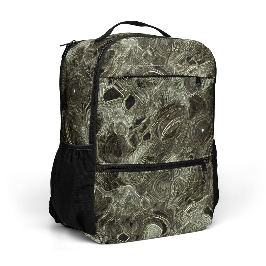 Olive Vortex on Utility Backpack — Right Front
