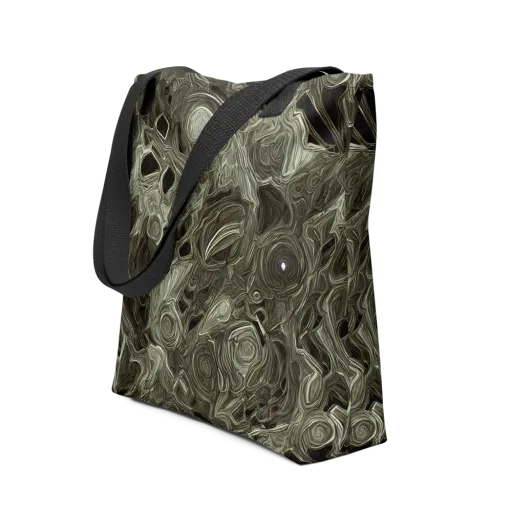 Olive Vortex on a Tote Bag