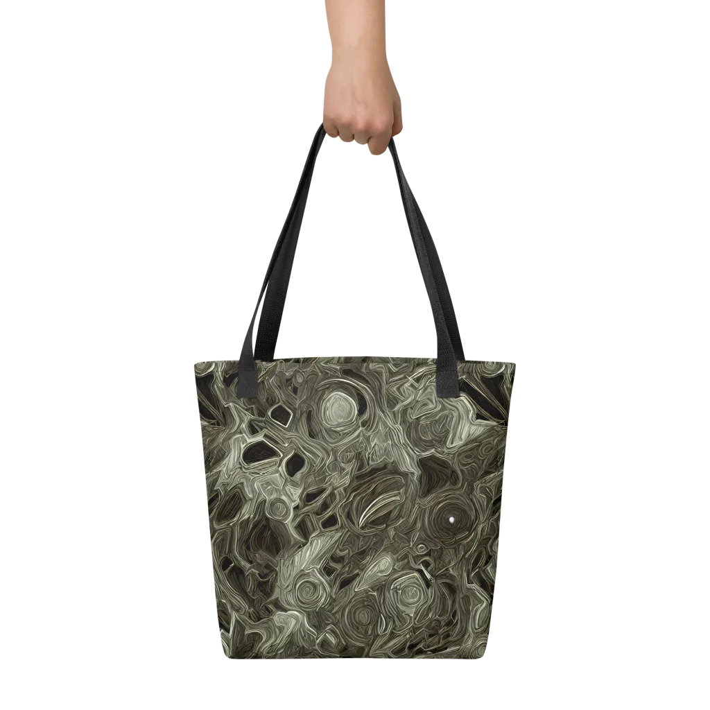 Olive Vortex on Tote Bag — Front