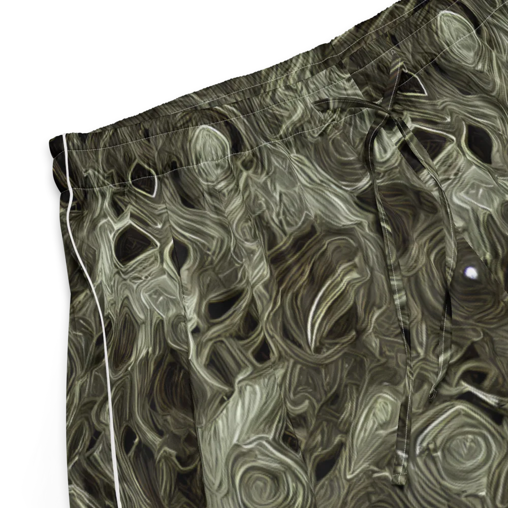 Olive Vortex on Women's Pajama Shorts — Product details