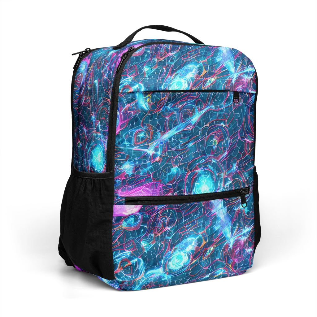 Celestial Circuitry on Utility Backpack — Right Front