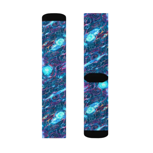 Celestial Circuitry on a Socks