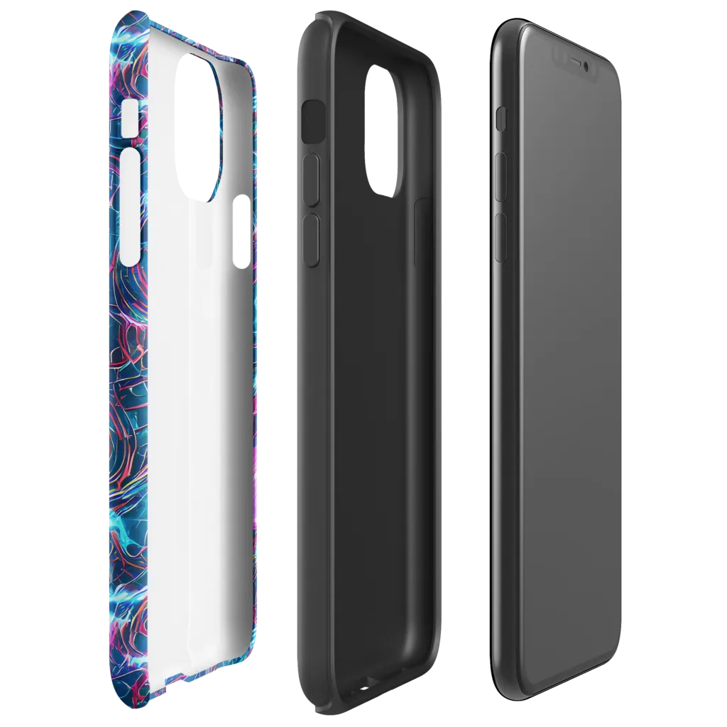 Celestial Circuitry on Tough Case for iPhone® — Right