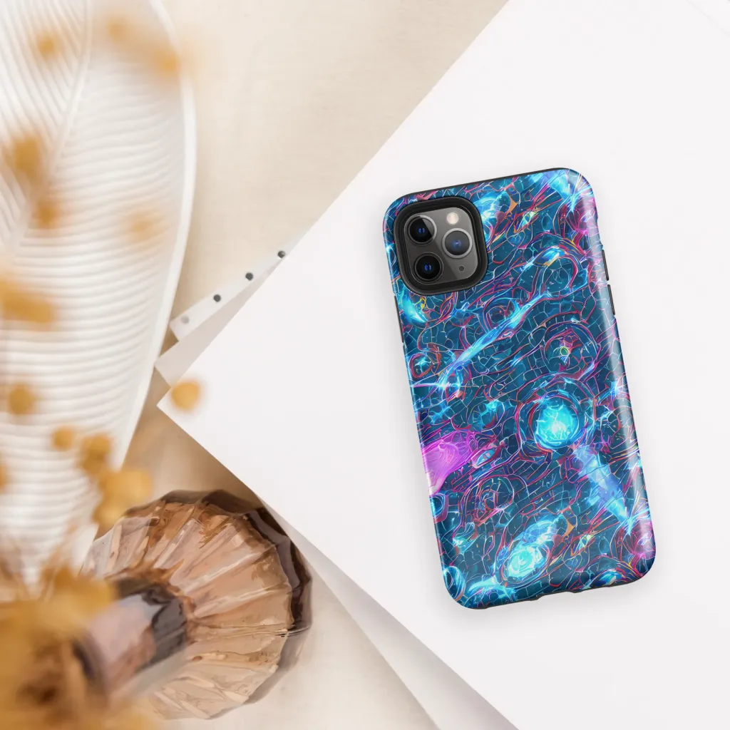 Celestial Circuitry on Tough Case for iPhone® — Front