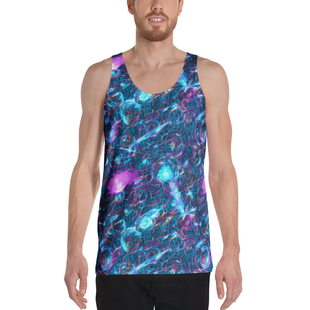 Celestial Circuitry on Men's Tank Top — Front