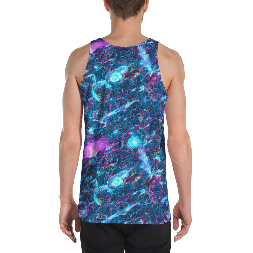 Celestial Circuitry on Men's Tank Top — Back