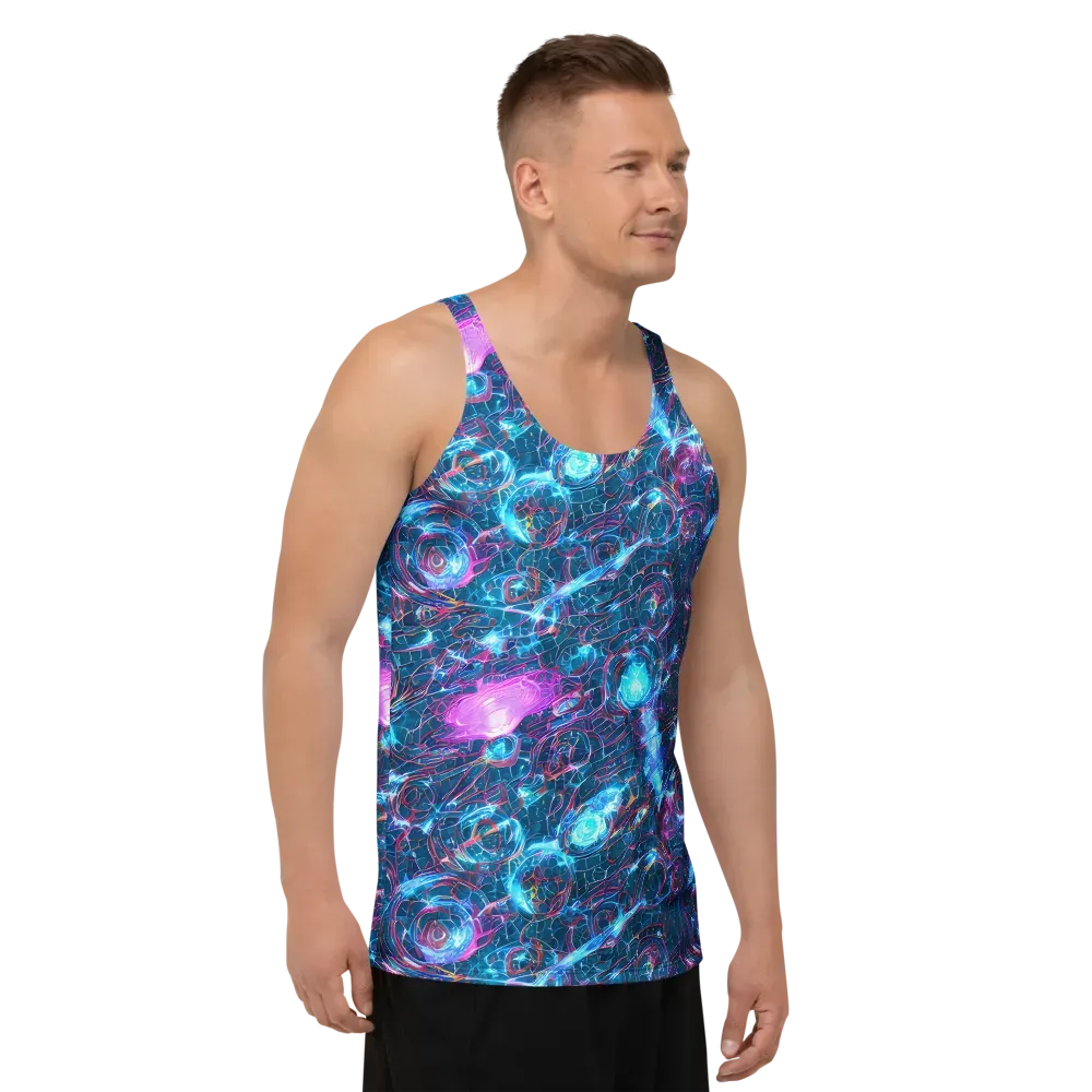 Celestial Circuitry on Men's Tank Top — Right Front