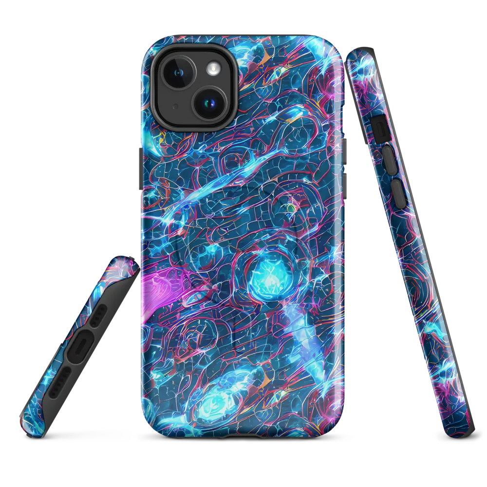 Celestial Circuitry on MagSafe Tough Case for iPhone® — Front