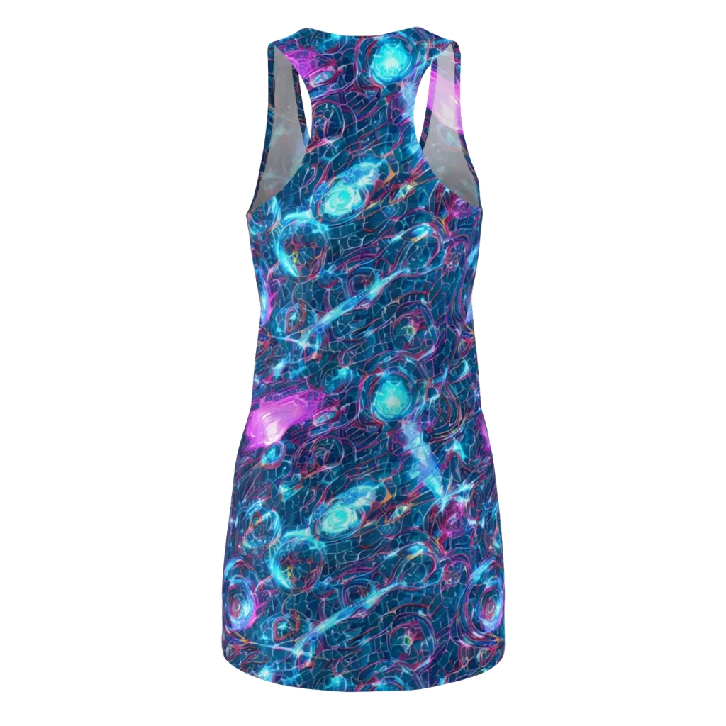 Celestial Circuitry on Racerback Dress — Back
