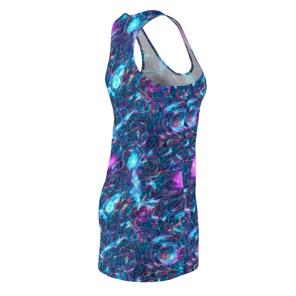 Celestial Circuitry on Racerback Dress — Back Side