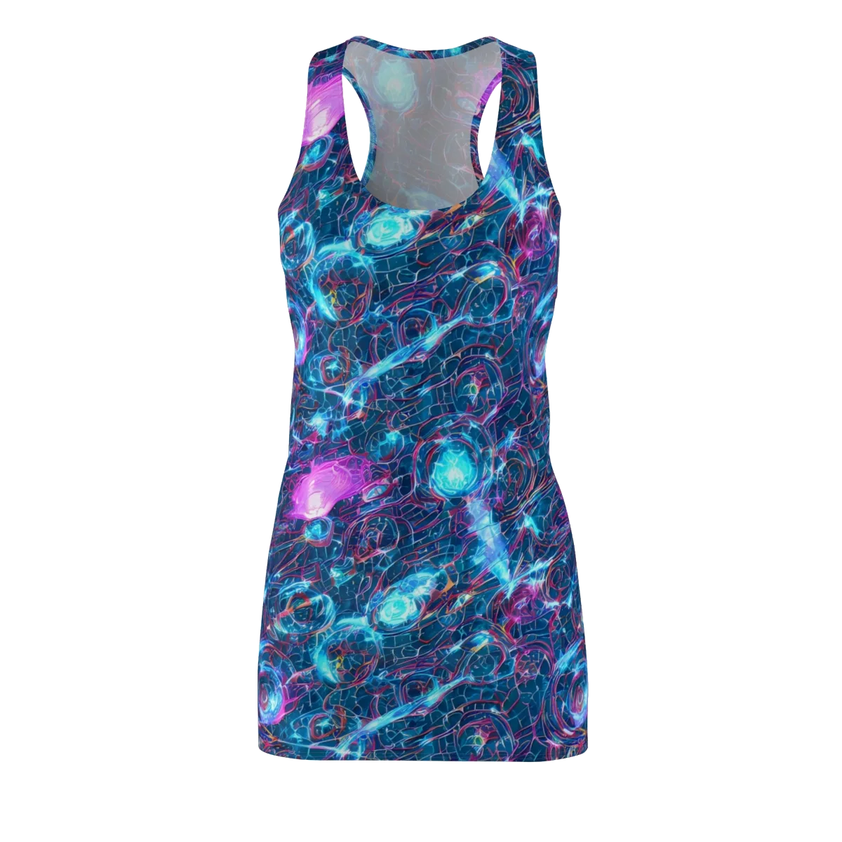 Celestial Circuitry on Racerback Dress — Front