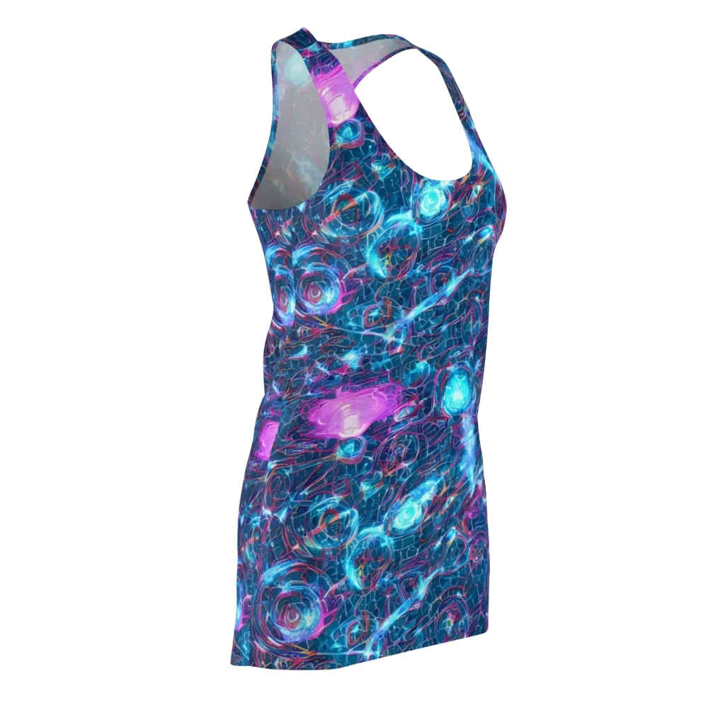 Celestial Circuitry on Racerback Dress — Front Side