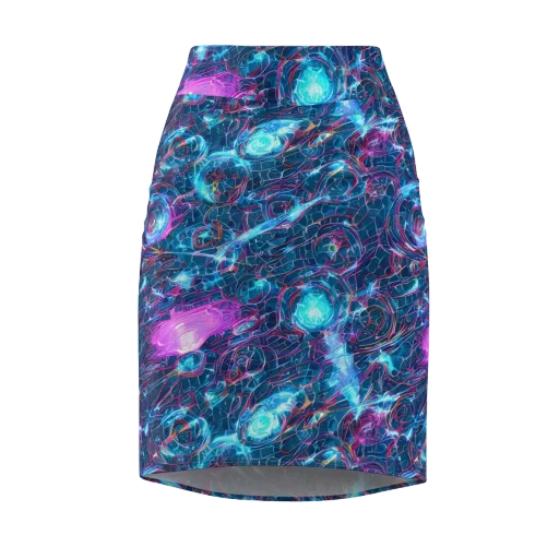 Celestial Circuitry on a Pencil Skirt