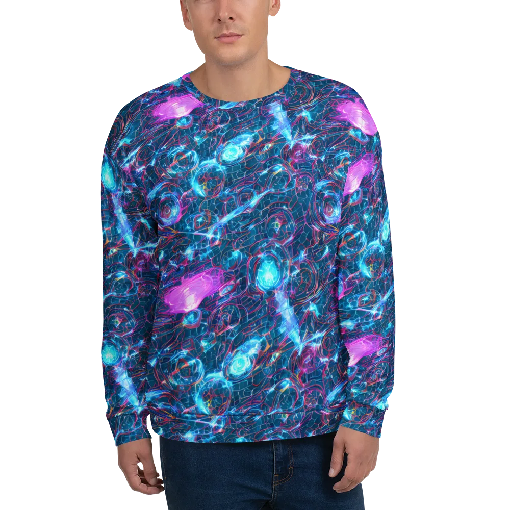 Celestial Circuitry on Sweatshirt — Front