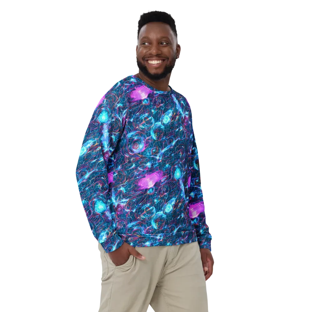 Celestial Circuitry on Sweatshirt — Front