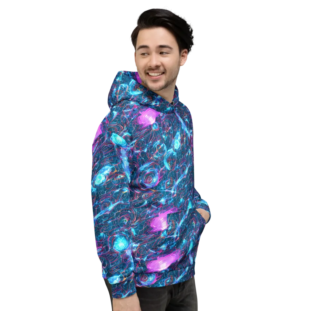 Celestial Circuitry on Hoodie — Right