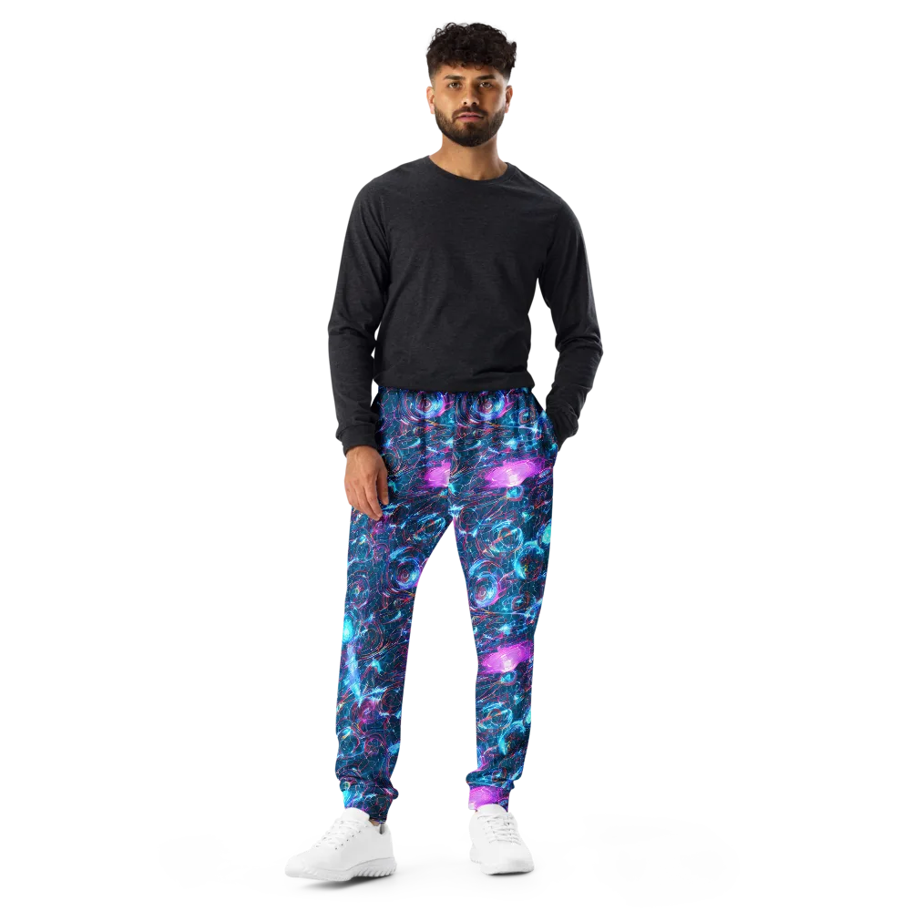Celestial Circuitry on Men's Joggers — Front
