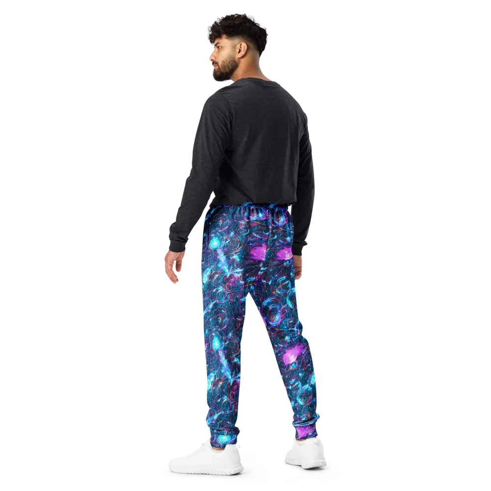 Celestial Circuitry on Men's Joggers — Back