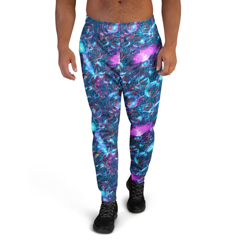 Celestial Circuitry on Men's Joggers — Front