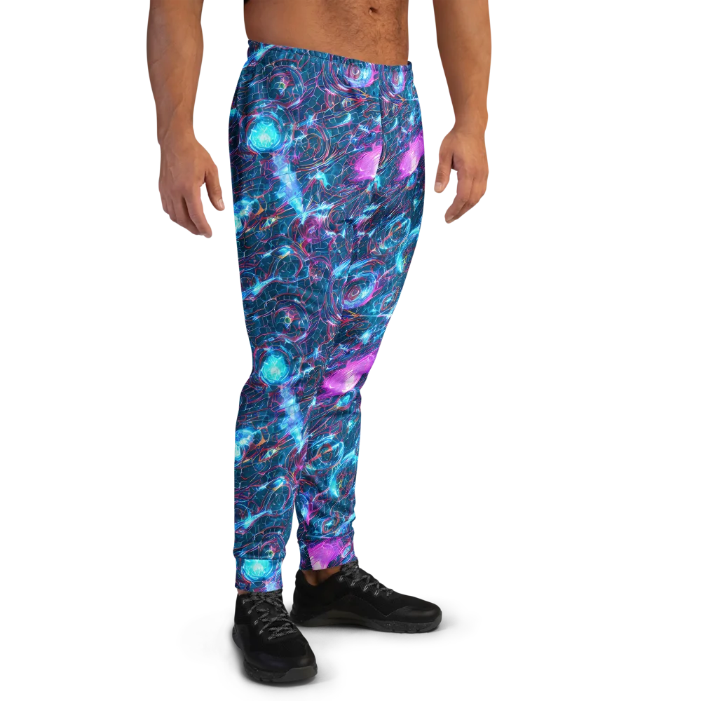 Celestial Circuitry on Men's Joggers — Right