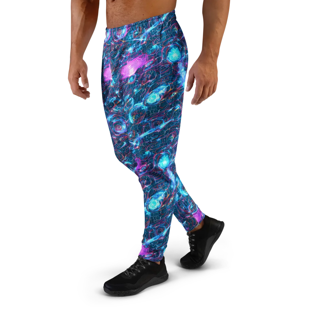 Celestial Circuitry on Men's Joggers — Left