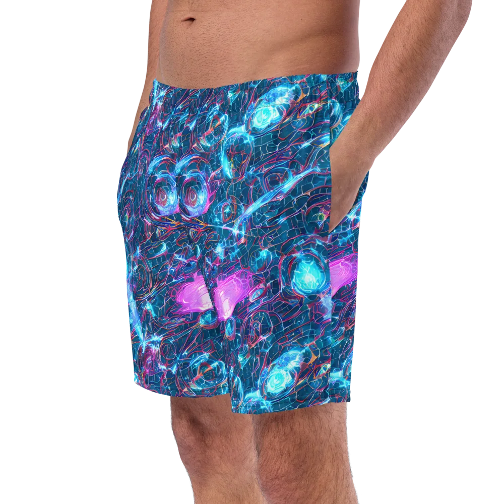 Celestial Circuitry on Swim Trunks — Left Front