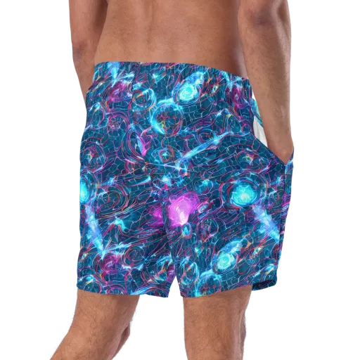 Celestial Circuitry on a Swim Trunks