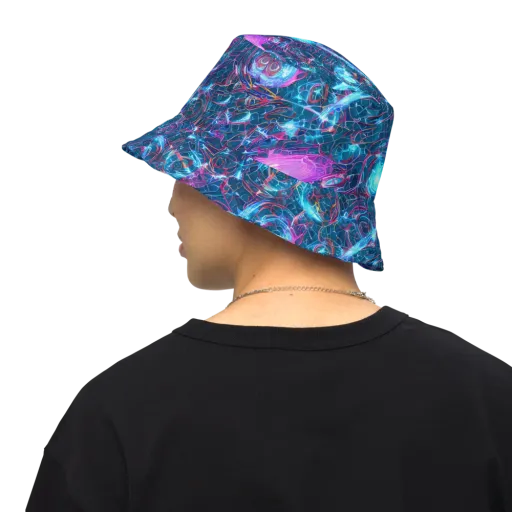 Celestial Circuitry on a Reversible Bucket Hat