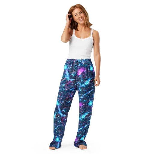 Celestial Circuitry on a Women's Pajama Pants
