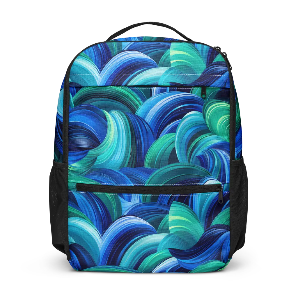 Emerald Surge on Utility Backpack — Front