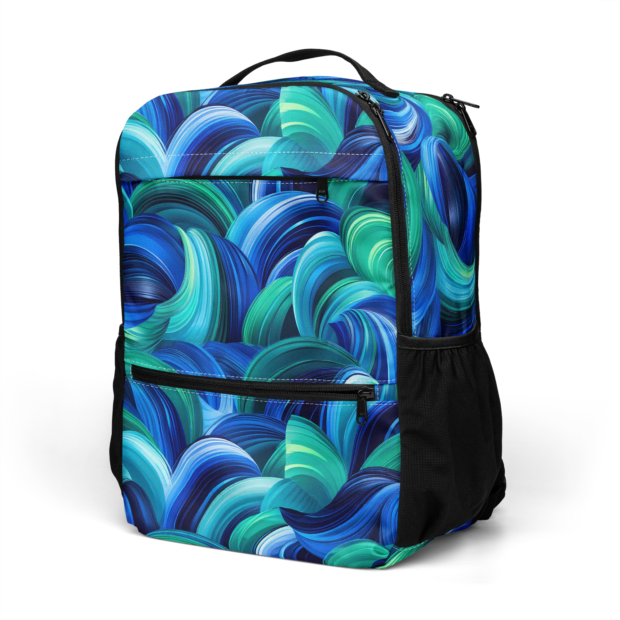 Emerald Surge on Utility Backpack — Left Front