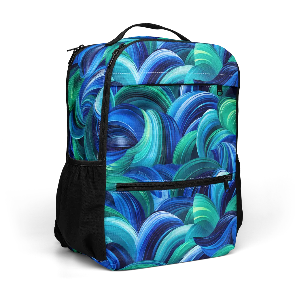 Emerald Surge on Utility Backpack — Right Front