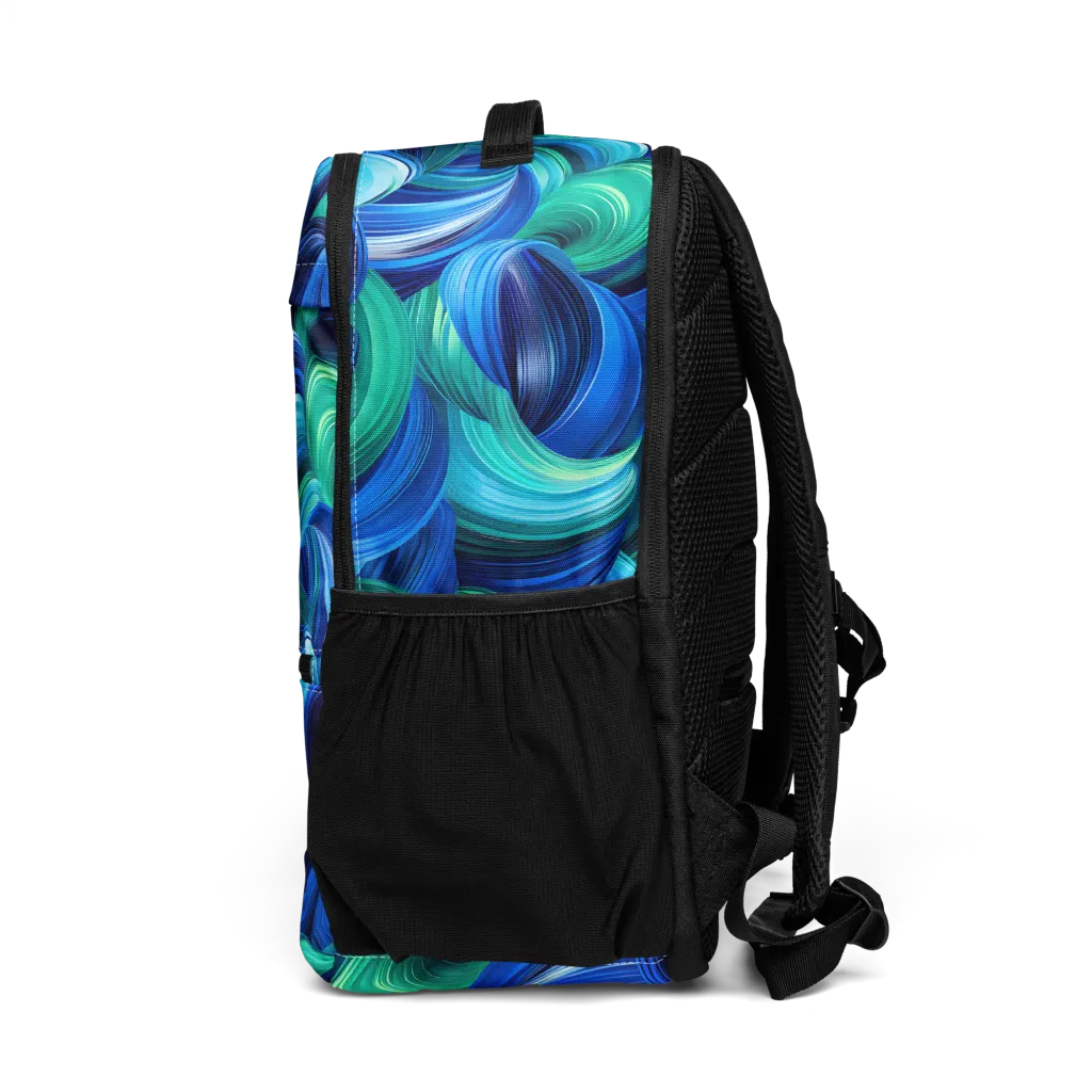 Emerald Surge on Utility Backpack — Left