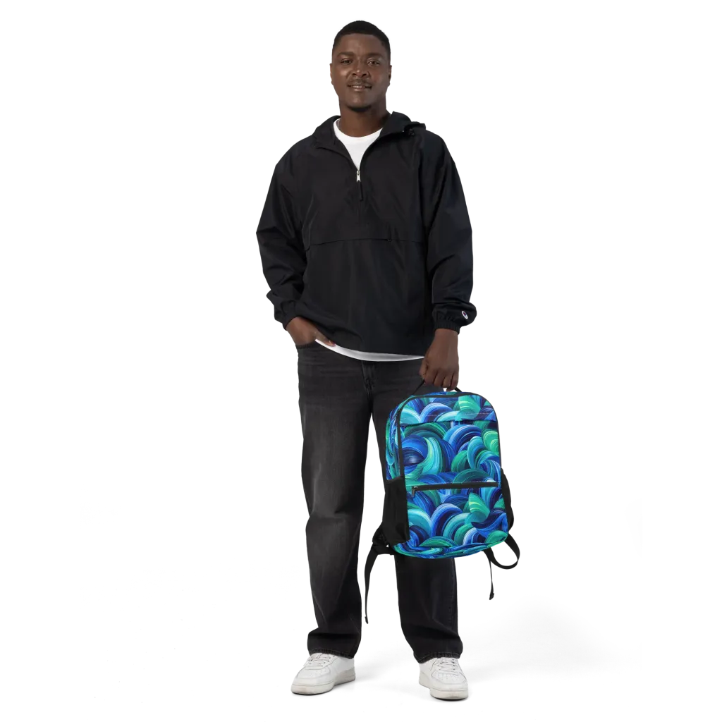 Emerald Surge on Utility Backpack — Front