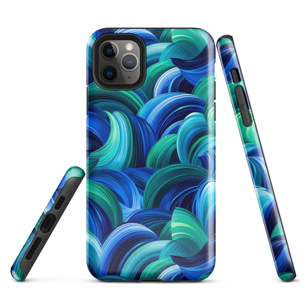 Emerald Surge on Tough Case for iPhone® — Front