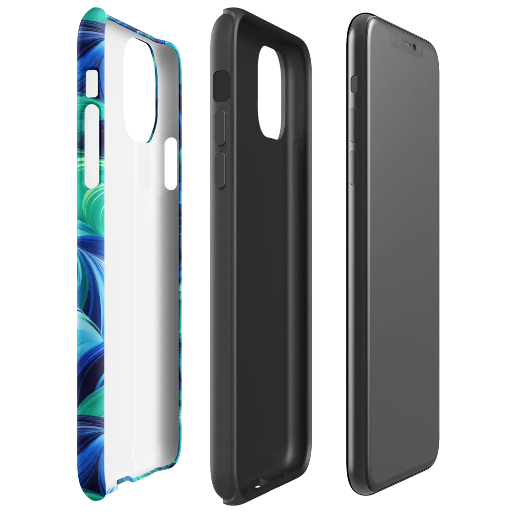 Emerald Surge on Tough Case for iPhone® — Right