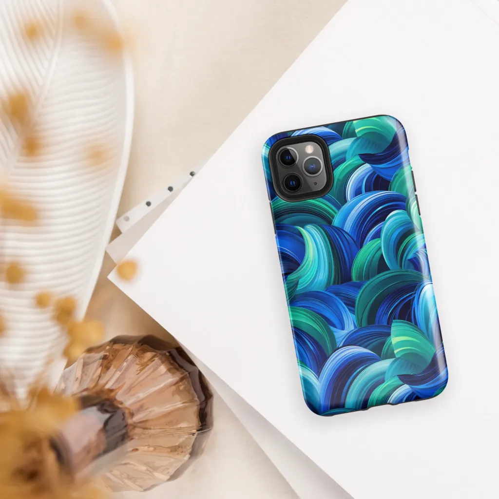 Emerald Surge on Tough Case for iPhone® — Front