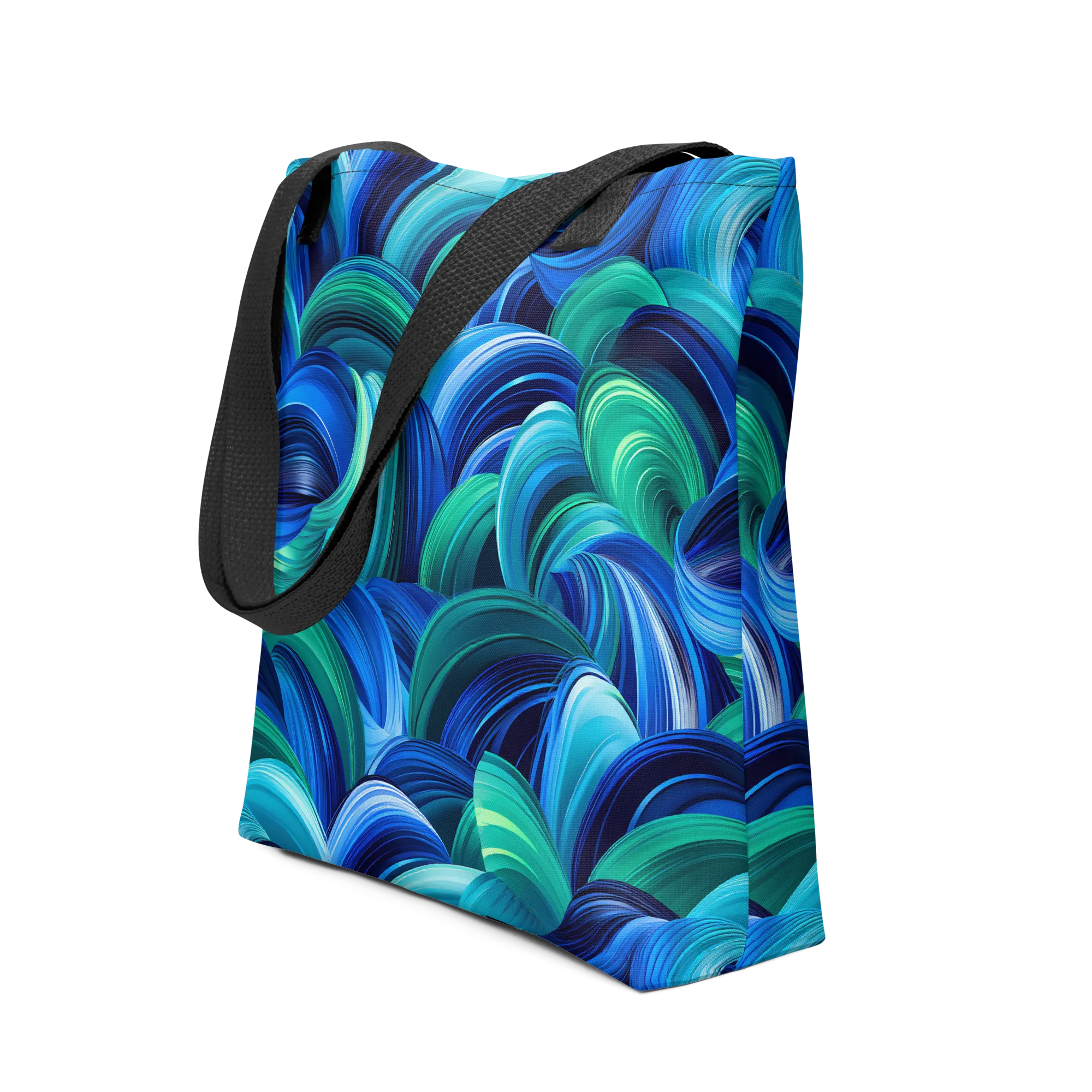 Emerald Surge on Tote Bag — Front