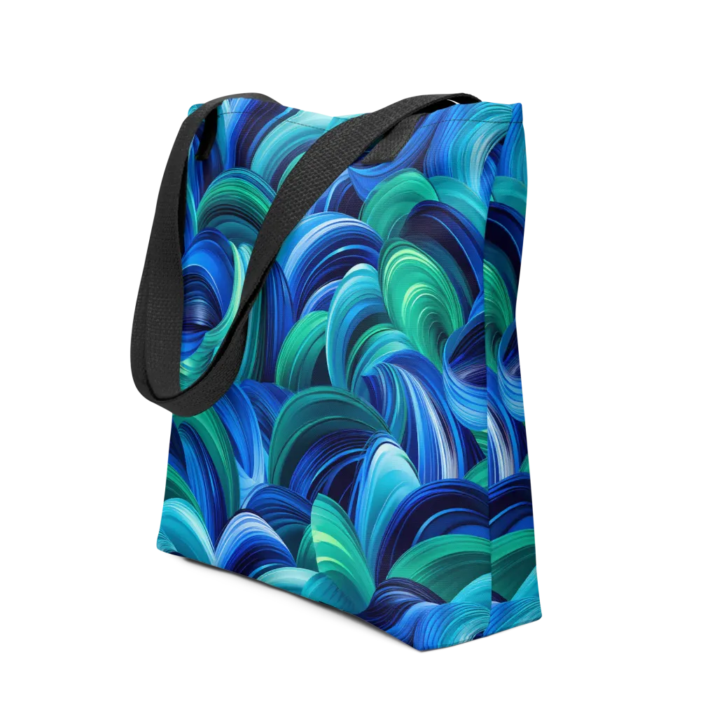 Emerald Surge on Tote Bag — Front