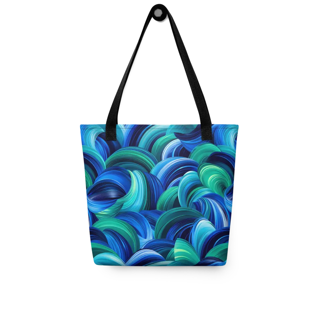 Emerald Surge on Tote Bag — Front